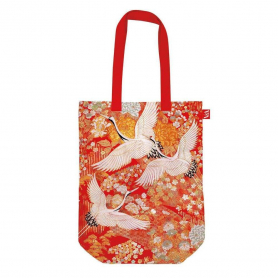 TOTE BAG Kimono Cranes