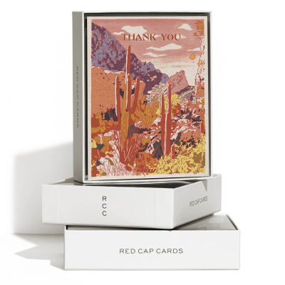 Grateful Oasis Thank You boxed set|Red Cap Cards