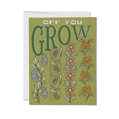Off You Grow Graduation Card|Red Cap Cards