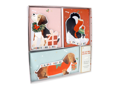 Holiday Dogs Boxed Card Assorted|Up With Paper