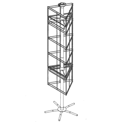 EMPTY 54-Hook 3-Sided Sticker Display|Peaceable Kingdom