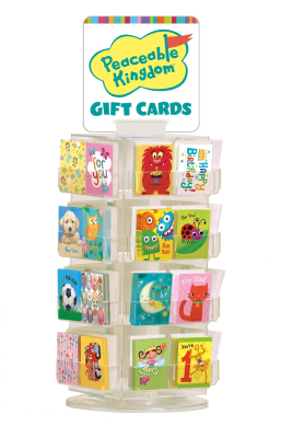 EMPTY Gift Enclosure Card Display|Peaceable Kingdom