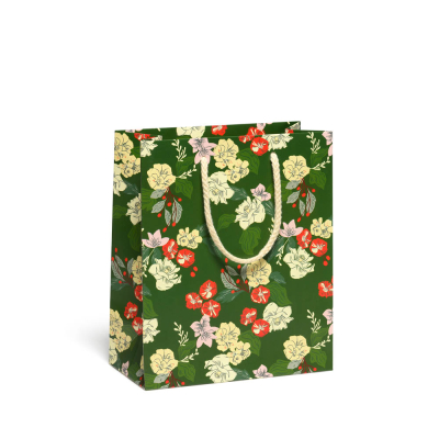 Festive Blooms medium bag|Red Cap Cards