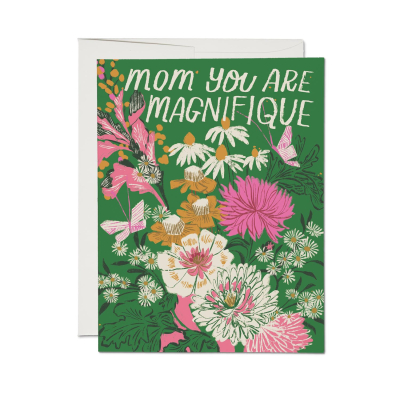 Magnifique Mom Mother's Day card|Red Cap Cards