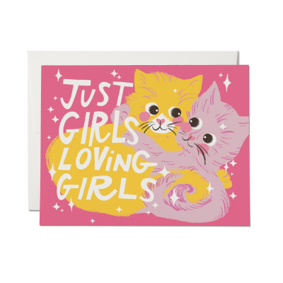 Just Girls Pride card|Red Cap Cards