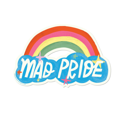 Mad Pride sticker|Red Cap Cards