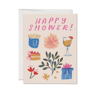 Joyful Shower Card|Red Cap Cards
