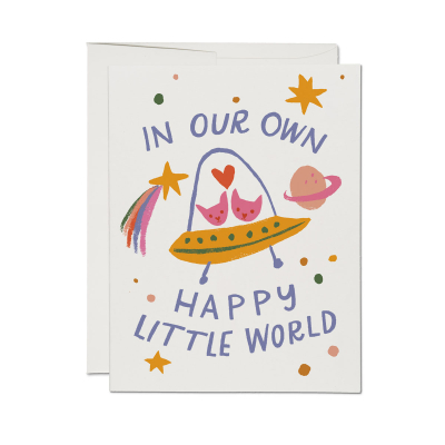 Happy Little World Love Card|Red Cap Cards
