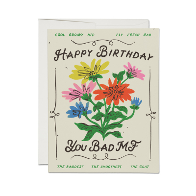 The Baddest Birthday Card|Red Cap Cards