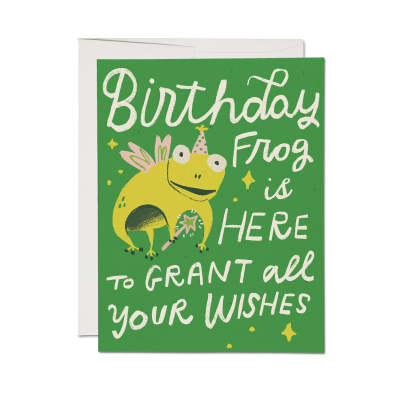 Birthday Frog Card|Red Cap Cards