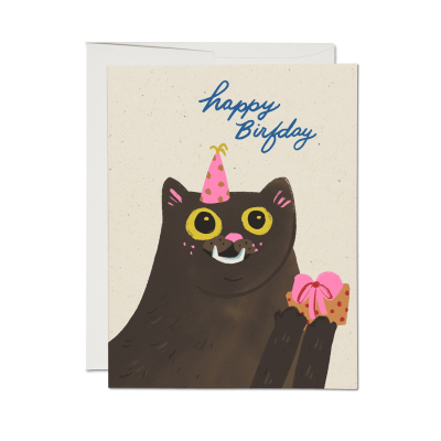 Birfday Cat SPOT Birthday Card|Red Cap Cards