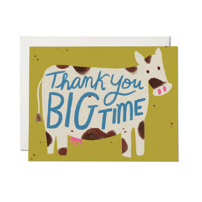 Big Time Thank You Card|Red Cap Cards