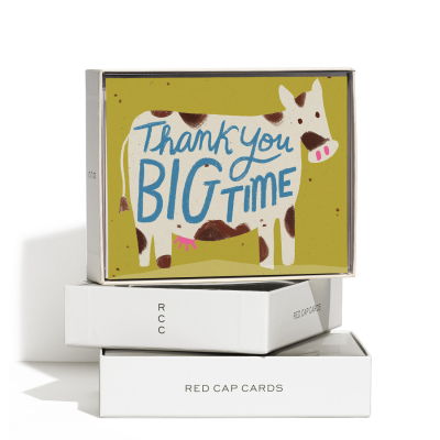 Big Time Thank You Boxed Set|Red Cap Cards