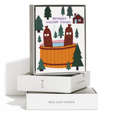 Hot Tub Holidays Boxed Set|Red Cap Cards