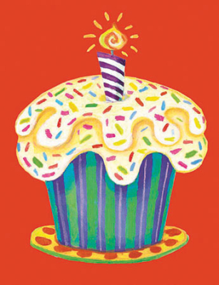 Confetti Cupcake Enclosure Card|Peaceable Kingdom