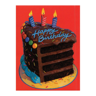 Chocolate Cake Enclosure Card|Peaceable Kingdom
