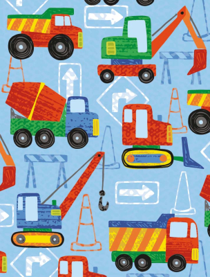 Construction Trucks Enclosure Card|Peaceable Kingdom