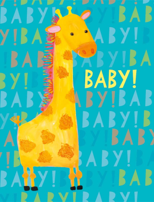 Giraffe Enclosure Card|Peaceable Kingdom