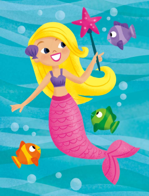 Mermaid Enclosure Card|Peaceable Kingdom
