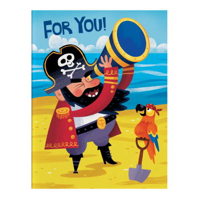 Pirate Enclosure Card|Peaceable Kingdom