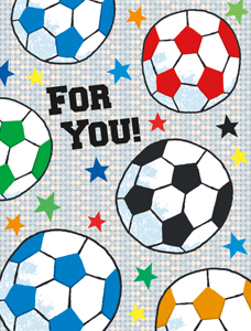 Soccer Enclosure Card|Peaceable Kingdom