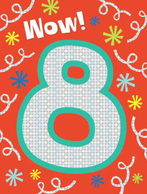 Age 8 Enclosure Card|Peaceable Kingdom