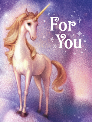 Purple Horse Enclosure Card|Peaceable Kingdom