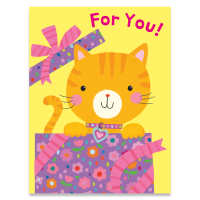 Kitty In Box Enclosure Card|Peaceable Kingdom
