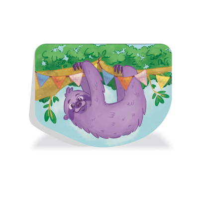Sloth Enclosure Card|Peaceable Kingdom