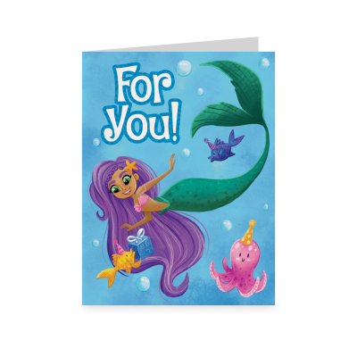Mermaid Enclosure Card|Peaceable Kingdom