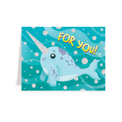 Narwhal Enclosure Card|Peaceable Kingdom