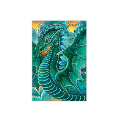 Teal Dragon Enclosure Card|Peaceable Kingdom