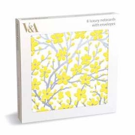 NOTECARD Square Lux Almond Blossom