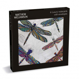 NOTECARD Square Lux Dragonfly Dance