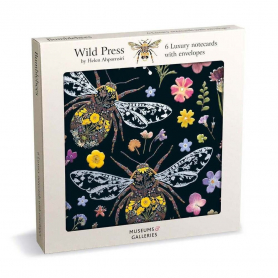 NOTECARD Square Lux Bumblebees