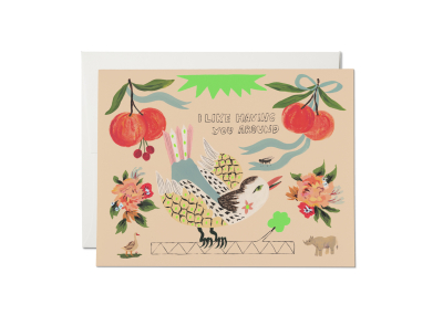 Bird and Fly Friendship|Red Cap Cards