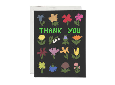 Little Flowers Thank You|Red Cap Cards