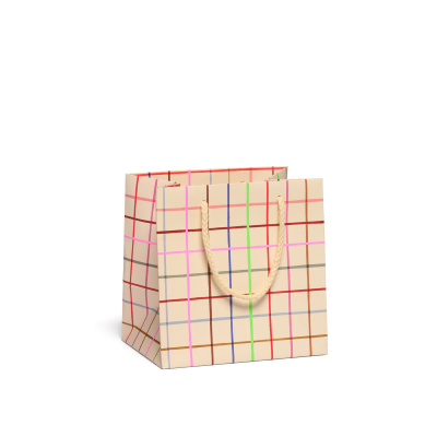 Color Grid Spot Small Bag|Red Cap Cards