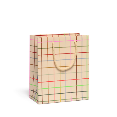 Color Grid Spot Medium Bag|Red Cap Cards