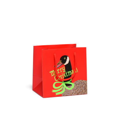Christmas Goose SPOT Holiday Small Bag|Red Cap Cards