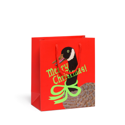 Christmas Goose SPOT Holiday Medium Bag|Red Cap Cards