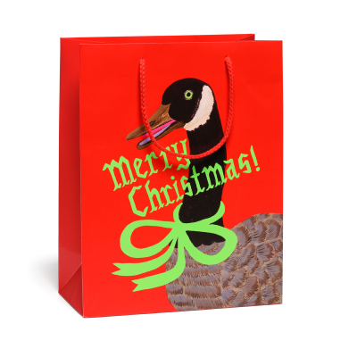 Christmas Goose SPOT Holiday Large Bag|Red Cap Cards