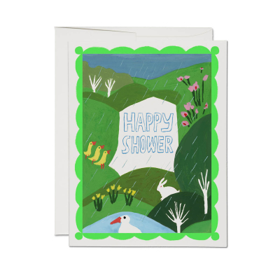 Shower With Love SPOT Card|Red Cap Cards