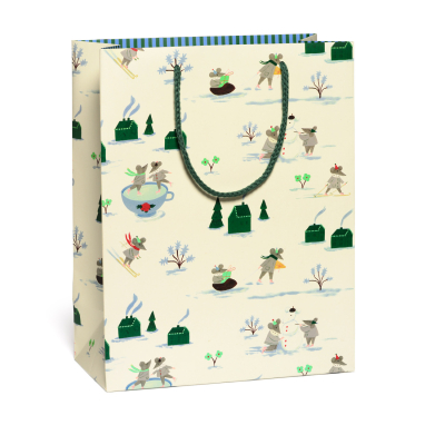 Ice Skating Village SPOT Holiday Large Bag|Red Cap Cards