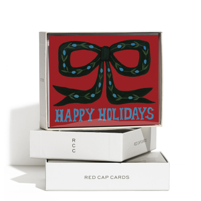 Holiday Bow Boxed Set|Red Cap Cards