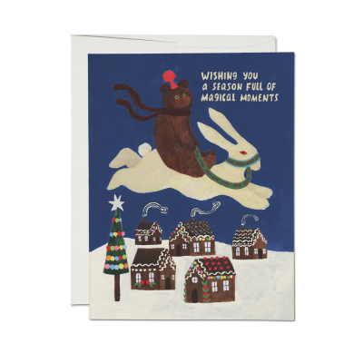 Magical Moments FOIL Holiday Card|Red Cap Cards