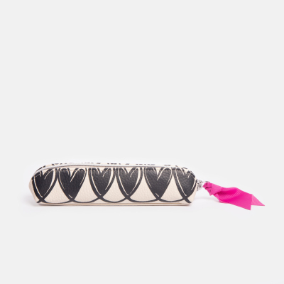 Mono Linked Heart Pencil Case|Caroline Gardner