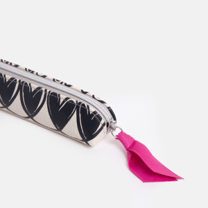 Mono Linked Heart Pencil Case|Caroline Gardner