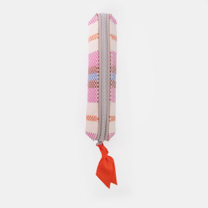 Checkerboard Printed Canvas Pencil Case|Caroline Gardner
