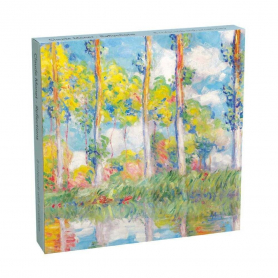 NOTECARD Square Monet Reflections